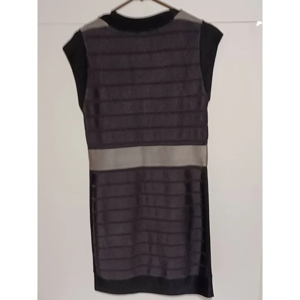 French Connection Ribbon Knits Cap Sleeveless Dress Size 12 - Picture 4 of 4